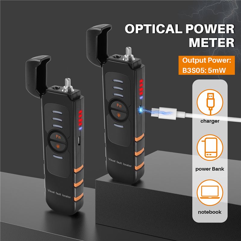 Lighting Visual - [NEWA08R】 Glasvezeltester Pen-type Rood Licht Visuele