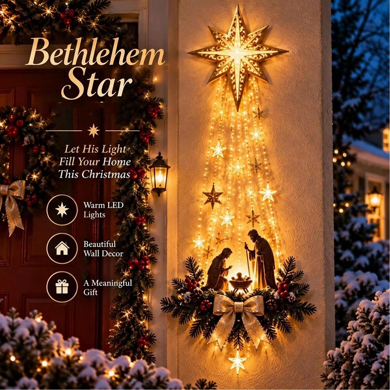 Lighting Decoration Ideas - Kerst Bethlehem Ster van het Geloof