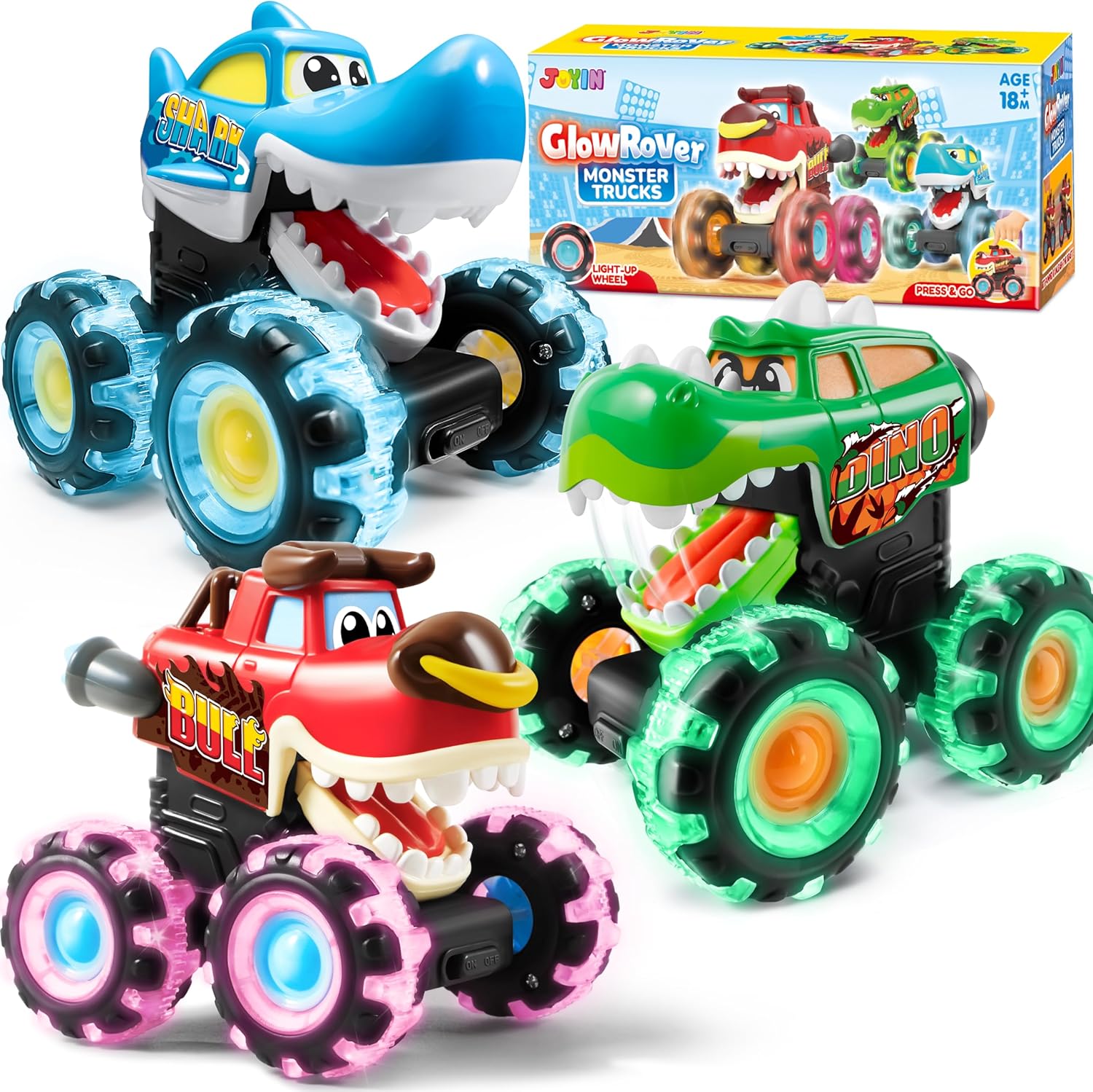 JOYFY 3-pack monstertruck spee - Lighting Christmas Decor recensie en prijs