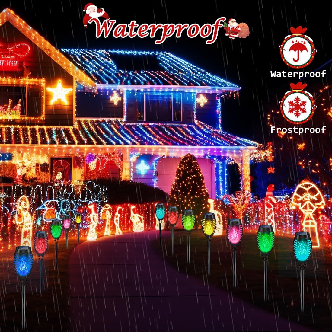 Zonne-kerstverlichting voor bu - Lighting Christmas Decor recensie en prijs