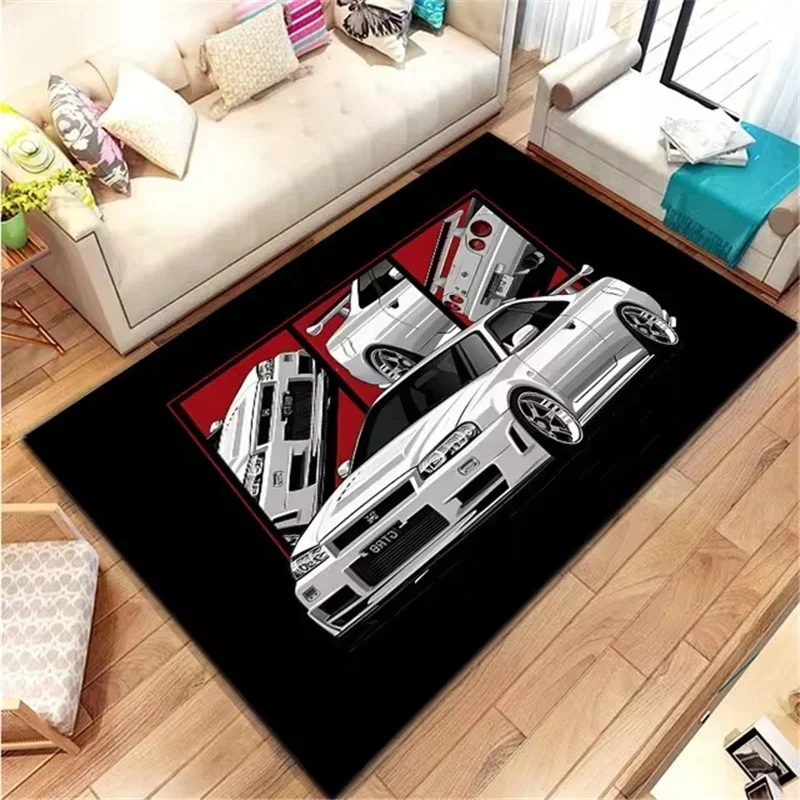 Klassieke racewagen bedrukt ta - Lighting Mcqueen Bedroom Decor recensie en prijs