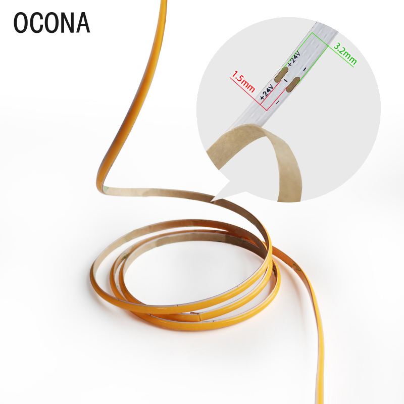 4mm Smalle COB LED Strip Verli - Lighting Mcqueen Bedroom Decor recensie en prijs